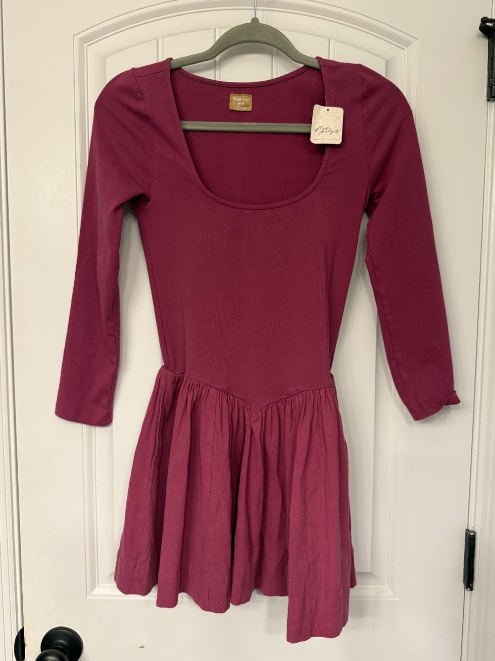 NEW Free People Onda Drop Waist Mini Dress